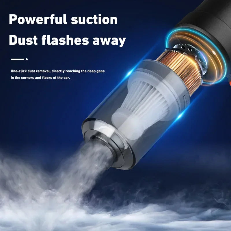 High-Power Wireless Car Vacuum