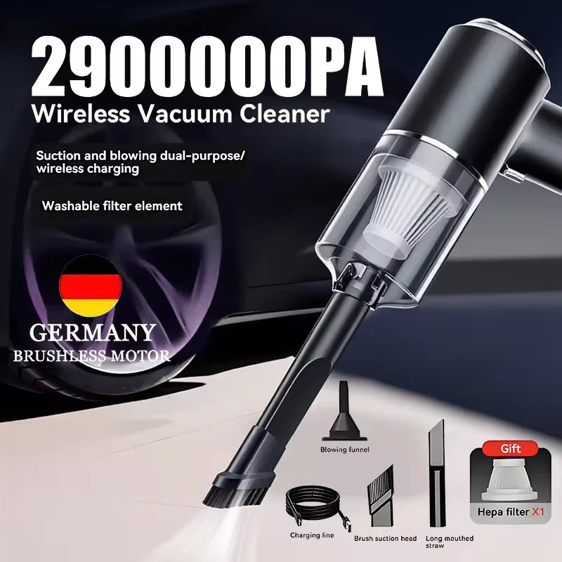 High-Power Wireless Car Vacuum